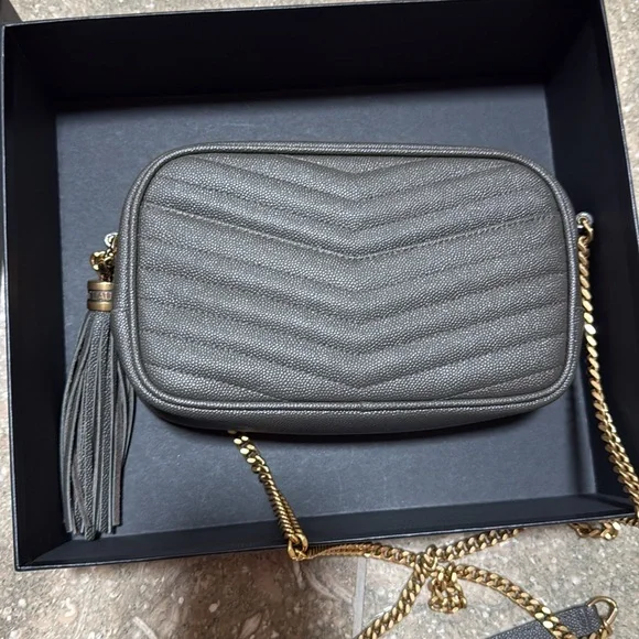 YSL Lou Mini Grain de Poudre Camera Bag - Picture 5 of 15